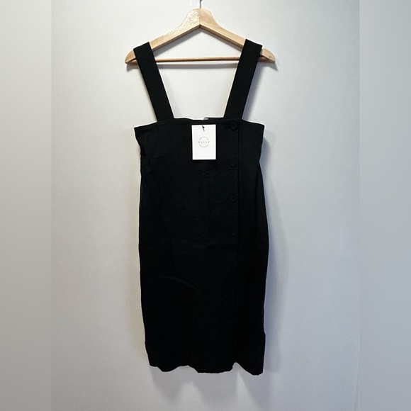 NWT Olive apron dress. Black and breathable! Extra small /small - Picture 1 of 3